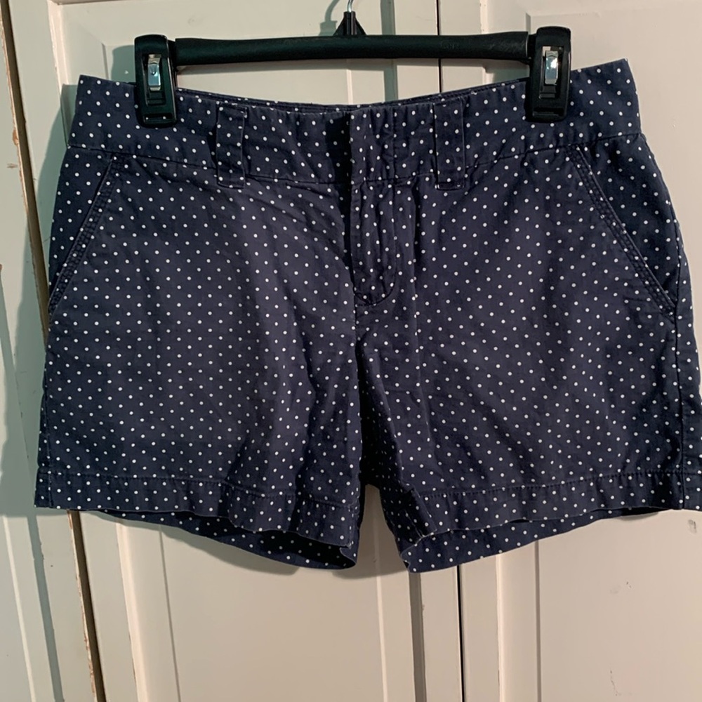 Tommy Hilfiger Blue & White Polka Dot Shorts EUC